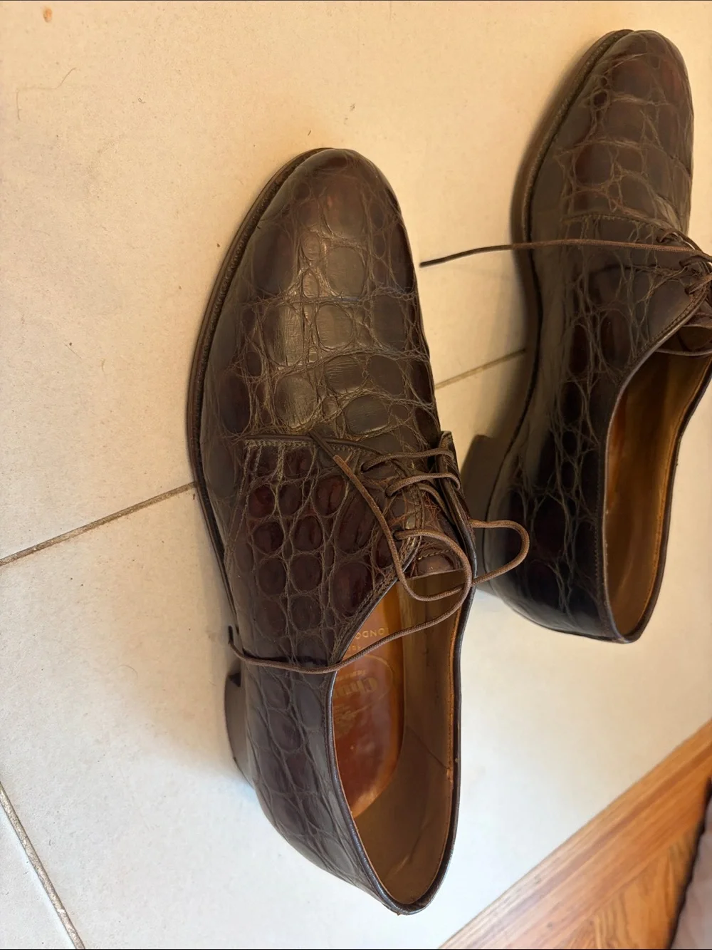 Churchs polished croc